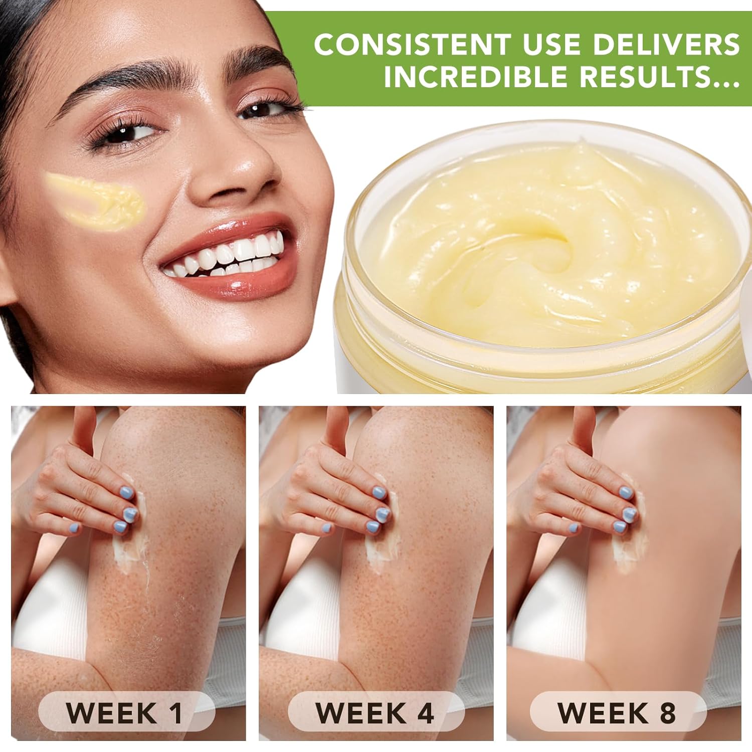 Shea Butter Raw Organic, Natural Raw Unrefined Shea Butter Hand Cream, Moisturizing and Locking Water, Keeps Skin Healthy and Vibrant, 7.8 OZ-Velvo Beauty