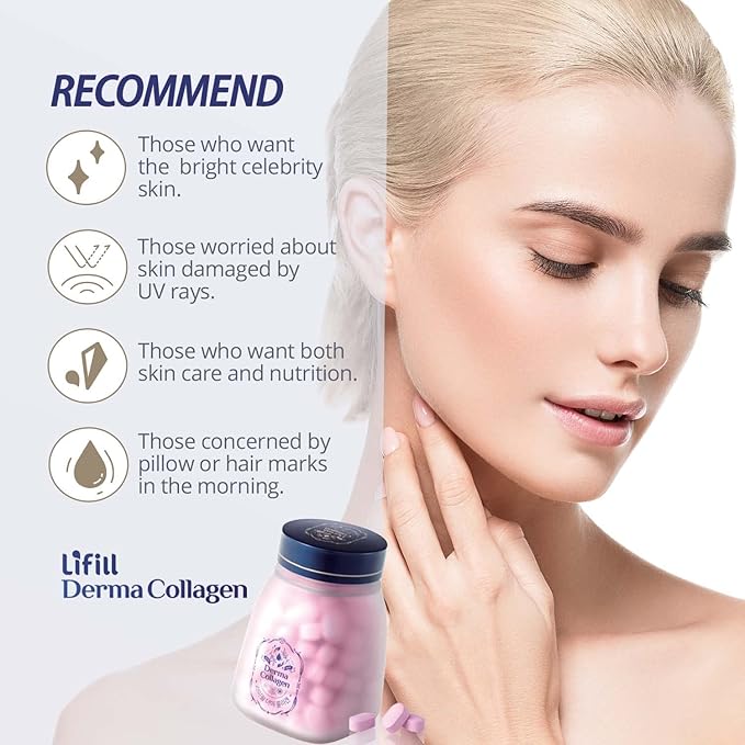 Derma Collagen-Luxury pack (84 tablets * 4 units) -Skin Care with Biotin Vitamin C D E, Collagen peptides and Zinc Selenium for Reduce Wrinkles, Tighten Skin, Boost Hair Skin Nails Joints-Velvo Beauty