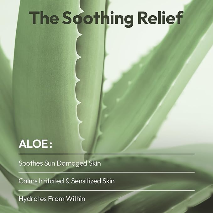 LAPCOS Aloe Sheet Mask, Daily Face Mask with Cucumber and Aloe Gel to Calm and Moisturize Skin, Korean Beauty Favorite, 5-Pack-Velvo Beauty