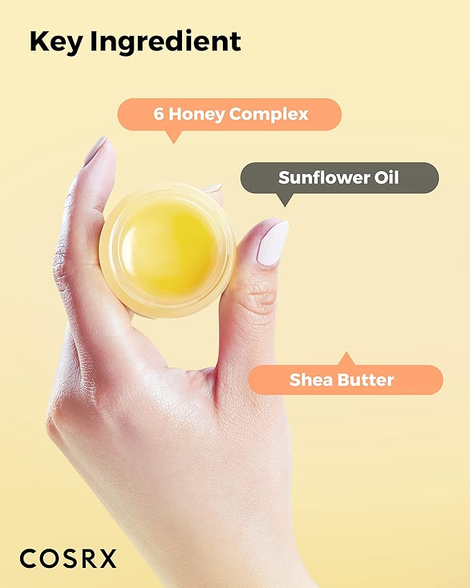COSRX Lip Care Balm for Dry Chapped Lips, Enriched with Shea Butter, Sleeping Mask, Korean Skincare, Animal Testing-Free, Artificial Fragrance-Free, Parabens-Free (Lip Sleeping Mask)-Velvo Beauty