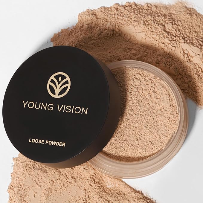 YOUNG VISION Flawless Finish Loose Powder - Translucent Setting Powder, Blurs Fine Lines & Imperfections, Lightweight, Long-Lasting, Suitable for All Skin Types, Makeup Essential…-Velvo Beauty