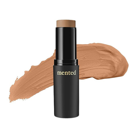Mented Cosmetics Foundation Stick, Contour Stick, Or Concealer Stick for Medium Skin, Foundation for Black Women Makeup Stick, Dark Contour Stick, Stick Foundation Makeup Vegan and Cruelty Free, T10-Velvo Beauty