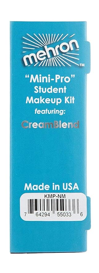 Mehron Makeup Mini-Pro Student Makeup Educational Kit (Medium/Olive)-Velvo Beauty