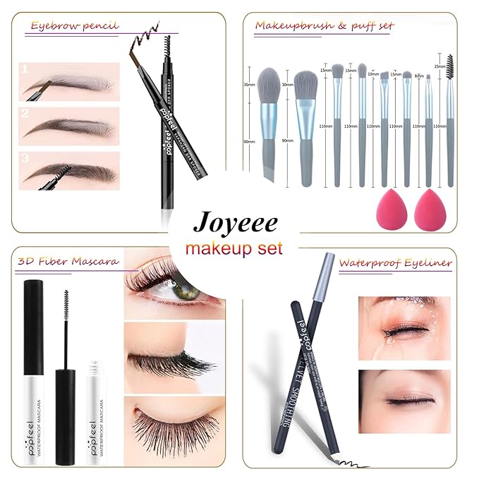 Professional Makeup Kit for Women Full Kit, Makeup Set Cosmetic Make Up Kit with Makeup Bag Include Eyeshadow Palette Makeup Brushes Set Lipstick Lip Gloss Foundation Concealer-Velvo Beauty