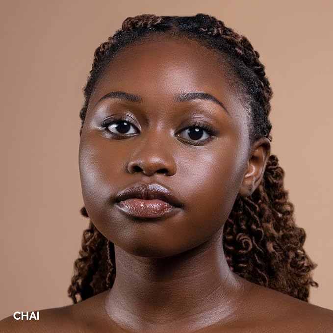 OFIR Skin Satin Medium Coverage Foundation | Buildable, Non-Creasing Finish | Vegan, Cruelty-Free, Paraben-Free Makeup | Blue Light Protection | 1 FL OZ (Chai - Deep Cool)-Velvo Beauty