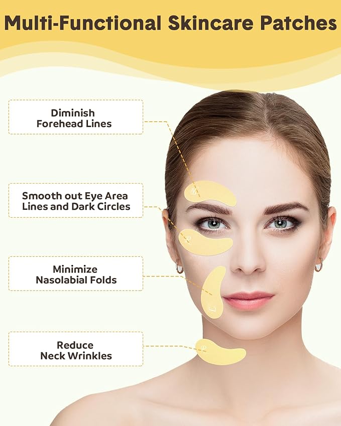 Lictin Reusable Eye Patches, Silicone Under Eye Patches with Lifting Effect to Relieve Wrinkles and Fine Lines, Pair with Metal Eye Cream Applicator,Tin Case-Velvo Beauty