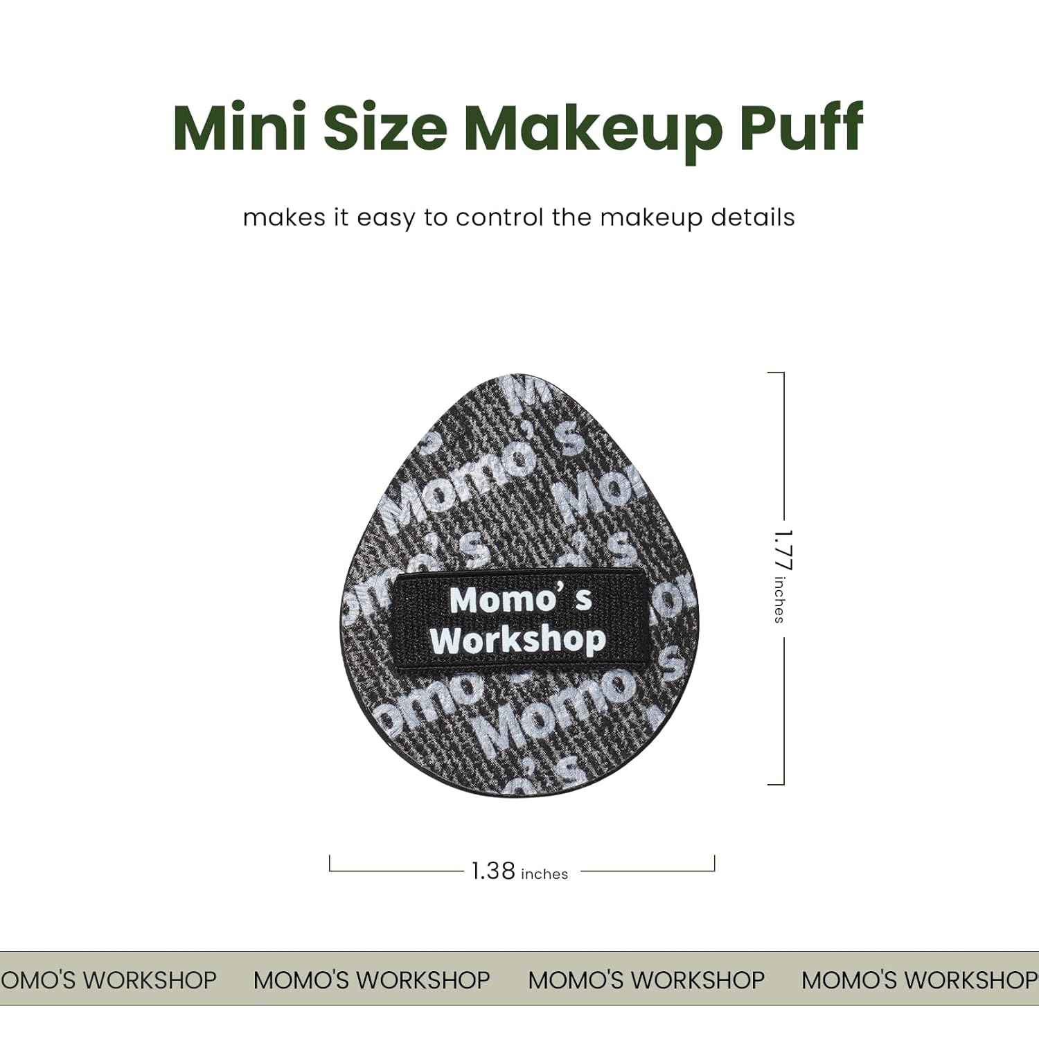 Mini Denim Makeup Sponge Set, Multi-Use Mini Makeup Blenders Sponge for Liquid/Cream/Concealer/Blush/Highlighter, Perfect for Detail Work & Travel,5PCS Mini Concealer Puffs with Storage Case-Velvo Beauty