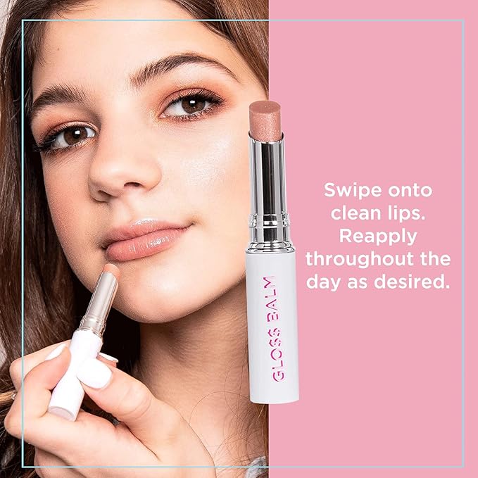 Petite 'n Pretty Glo$$ Lip Balm ($tocks & Bronze) - Makeup for Kids, Tweens, Teens - Hydrating, Lightweight Lip Gloss, Made in the USA-Velvo Beauty