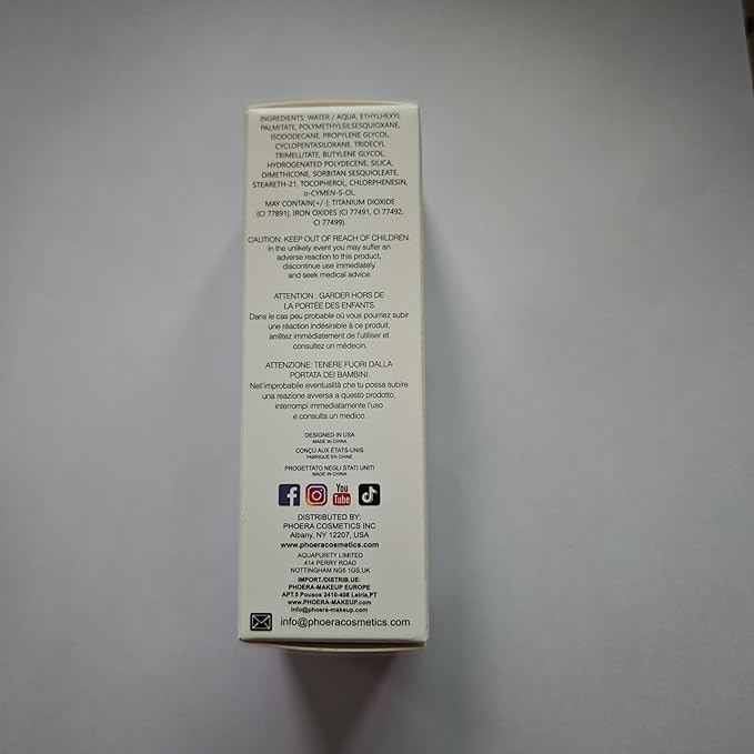 BestLand 2Pack PHOERA Foundation Full Coverage Liquid Foundation Cream - Long-lasting Lightweight Concealer - Oil-Free Formula - Natural Shade - Suitable for All Skin Types (2 Pack Nude #102)-Velvo Beauty