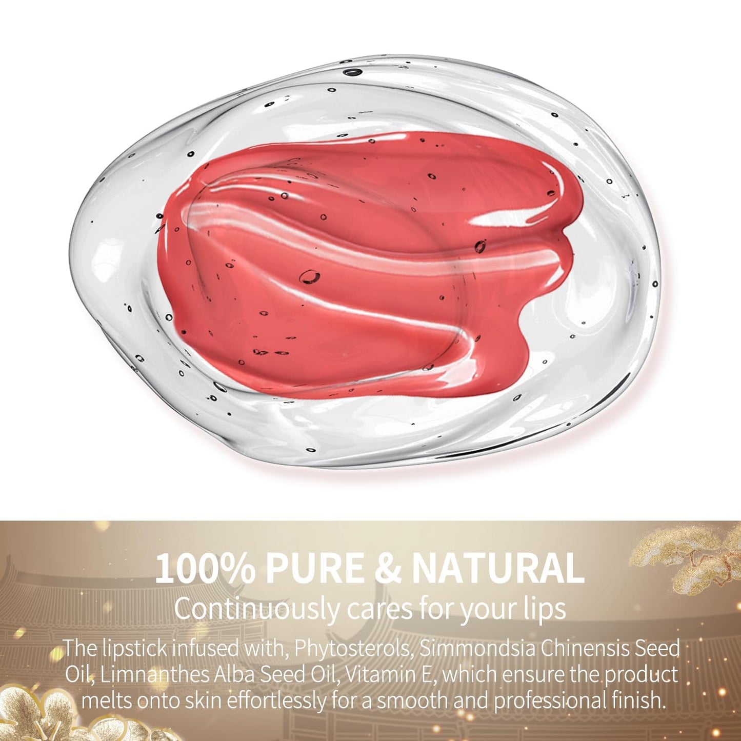 Catkin Semi-Matte Lipstick Hydrating High Impact Color Infused with Vitamin E and Avocado Oil Smooth Soft Texture Long Lasting Matte Finish 174-Velvo Beauty