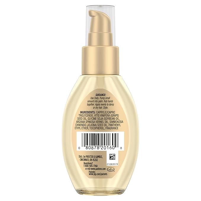 Pantene Miracle Rescue Regenerative Hair Oil - 2.0 FL Oz - Deep Repair Treatment for Dry & Damaged Hair-Velvo Beauty