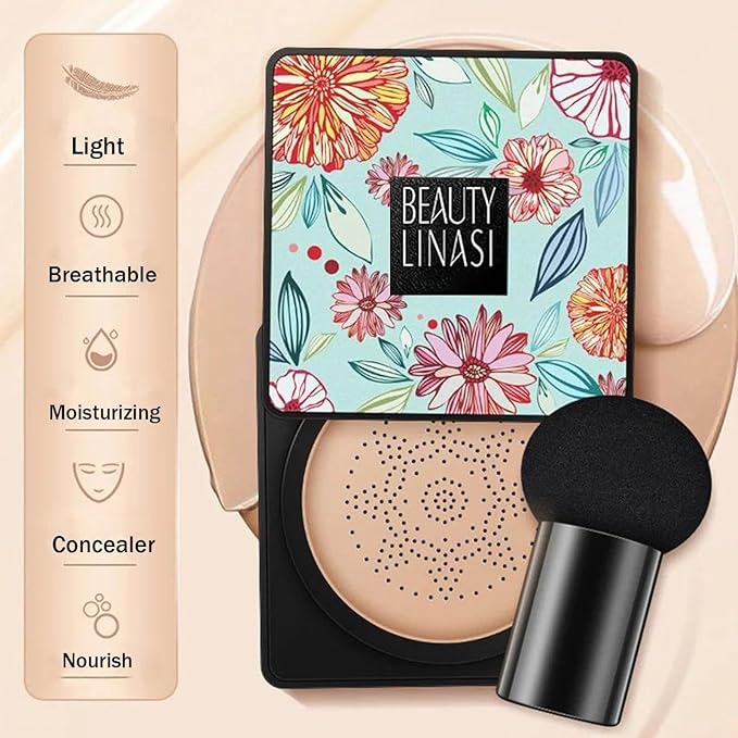 Beauty Cream, Beauty Linasi Clear Cover Beauty Cream, Air Cushion Cc Cream, Moisturizing Concealer, Makeup Long Lasting-Velvo Beauty