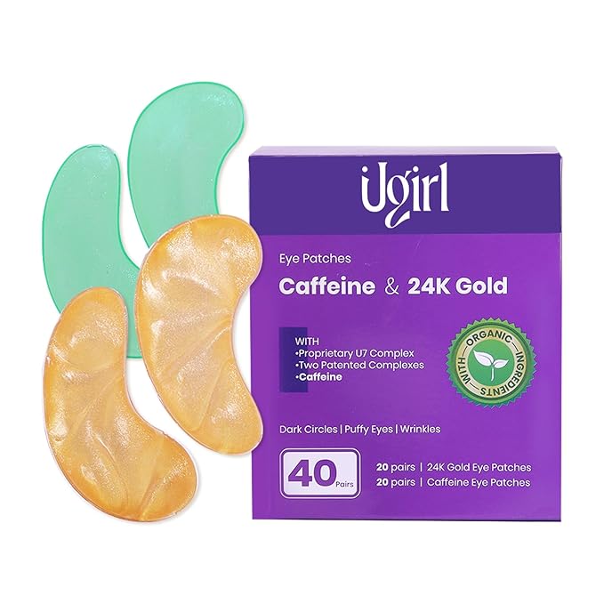 Under Eye Patches for Dark Circles and Puffy Eyes, Eye Masks for Puffiness and Bags, Relieves Pressure, Reduces Wrinkles, Revitalizes and Refreshes-Velvo Beauty
