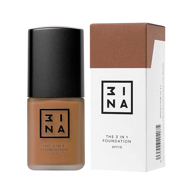 3INA The 3-In-1 Foundation 221 - Vegan Formula - Combination Of Primer, Concealer And Foundation - Medium Coverage - Natural Finish - Perfect For Covering Lines And Blemishes - Long Lasting - 1.01 Oz-Velvo Beauty