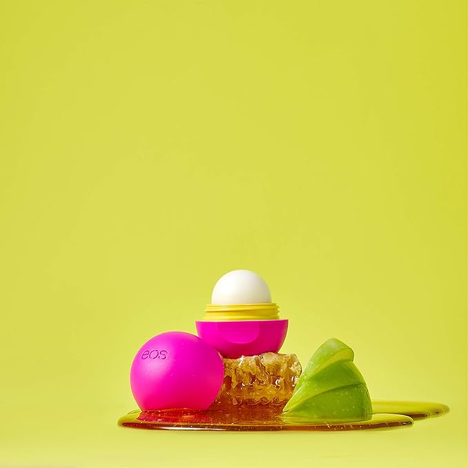 eos Natural Shea Lip Balm- Honey Apple, All-Day Moisture, Made for Sensitive Skin, Shea Lip Care Products, 0.25 oz (Pack of 2)-Velvo Beauty