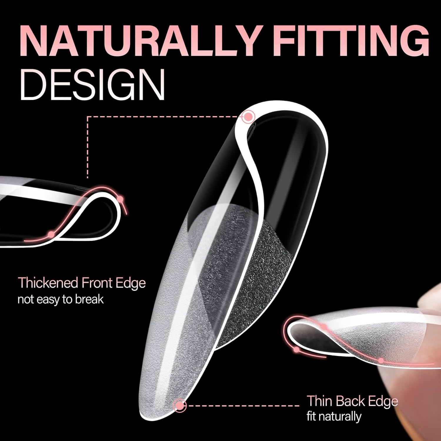 AILLSA Short Square Round Fake Nail Tips 240Pcs Soft Nail Gel Tips Pre-Shaped Acrylic Nail Tips, Half Matte Full Cover Press on False Tips for Nail Extension Home DIY 15 Sizes Gelly Tips-Velvo Beauty