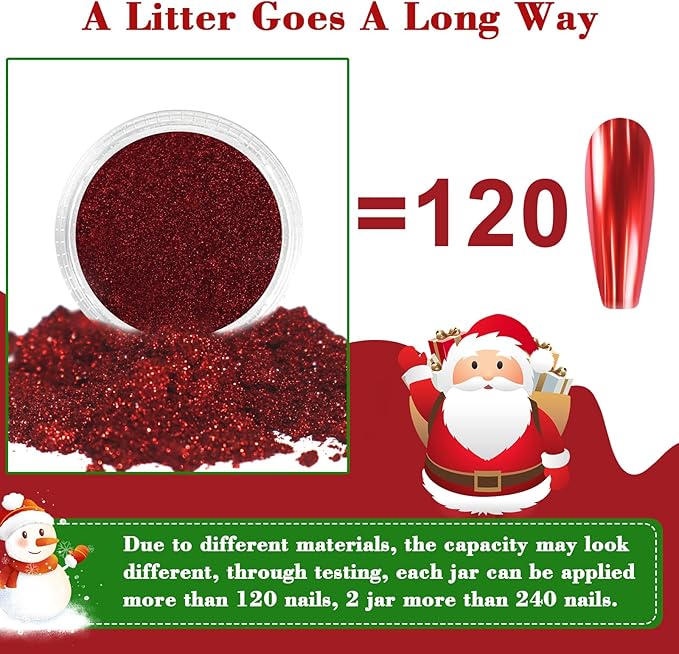 Allstarry Chrome Nail Powder 4 Colors Metallic Mirror Effect Pigment Chrome Iridescent Nail Glitter Magic Unicorn Glitter Dust Kit for Gel Polish Nail Art Decoration Resin Craft, Festivals-Velvo Beauty