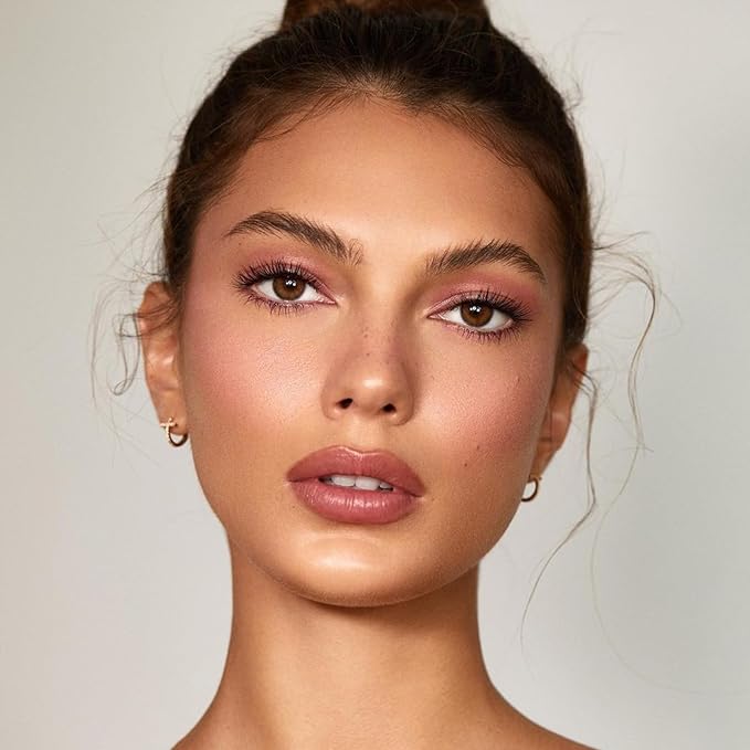 Nudes 3 Series Mini Eyeshadow Palette, Matte & Shimmer Finish, 6 Champagne Mauve & Black Eye Shadows, Travel Friendly Size, Vegan, Cruelty-free-Velvo Beauty