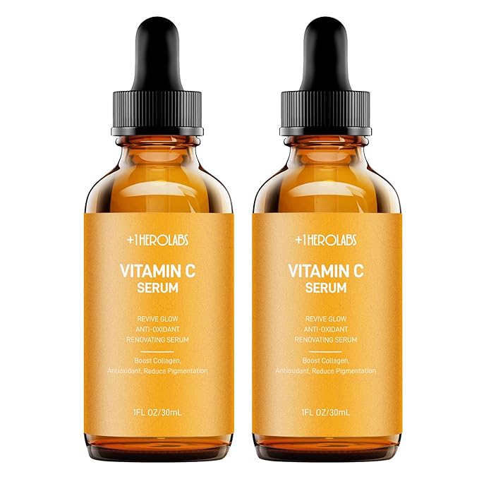2 Packs Vitamin C Serum for Face –Anti Aging Face & Eye Serum, Hyaluronic Acid, Reduce Fine Lines, Dark Spots and Wrinkle-Velvo Beauty