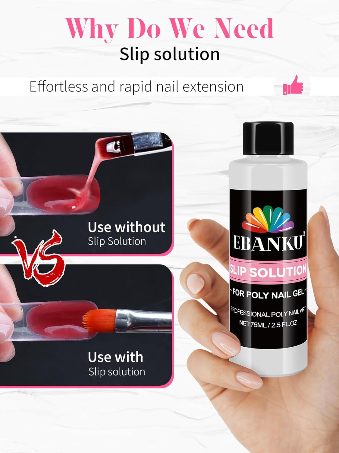 EBANKU Poly Gel Nail Forms - 96PCS Dual Forms for Builder Nail Extension, 4 Style 12 Size Dual Forms Set with 2.5oz Slip Solution, Brush, File, 5PCS Clips-Velvo Beauty