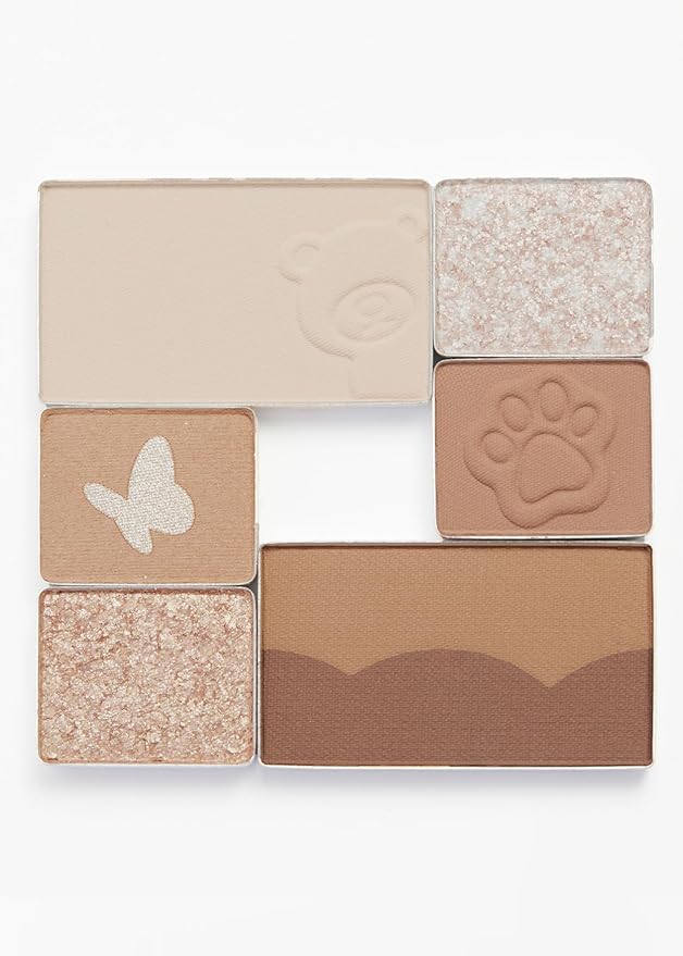 I'M MEME Wonder Soft Layer Palette - 7 Shades | Portable Size, Versatile, Blendable, Neutral Colors with Soft Texture, 01 My Teddy, 0.23 Oz-Velvo Beauty