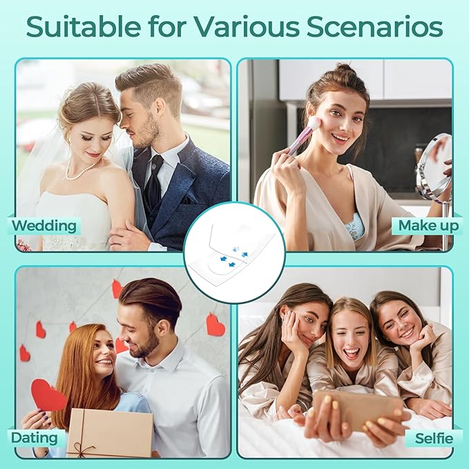 Face Lift Tape Invisible, 100 PCS Face Neck Tape Lifting Invisible Under Makeup, Instant Neck Tape for Loose Sagging Skin, V-Shaped Facelift Strips for Double Chin, Brows, Eyes, Jowls, Wrinkles-Velvo Beauty