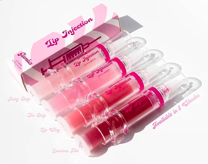 Lip Injection Fake A Lip Flip! (Lip Slay) Plumping Gloss, Lip Plumping Booster Syringe Fuller Lips Instantly, Natural Lip Enhancer, Ultra Hydrating, Volumizes, Plump & Pout Girls & Women-Velvo Beauty