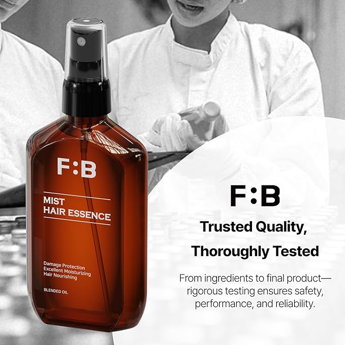 [Forbeaut] Mist Hair Essence – Lightweight Leave-In Treatment Spray for Damaged Hair, Daily Use, Silky Protein Care for Shine & Elasticity, Salon-Like Finish, Woody Citrus Scent, 100ml / 3.7 fl.oz-Velvo Beauty