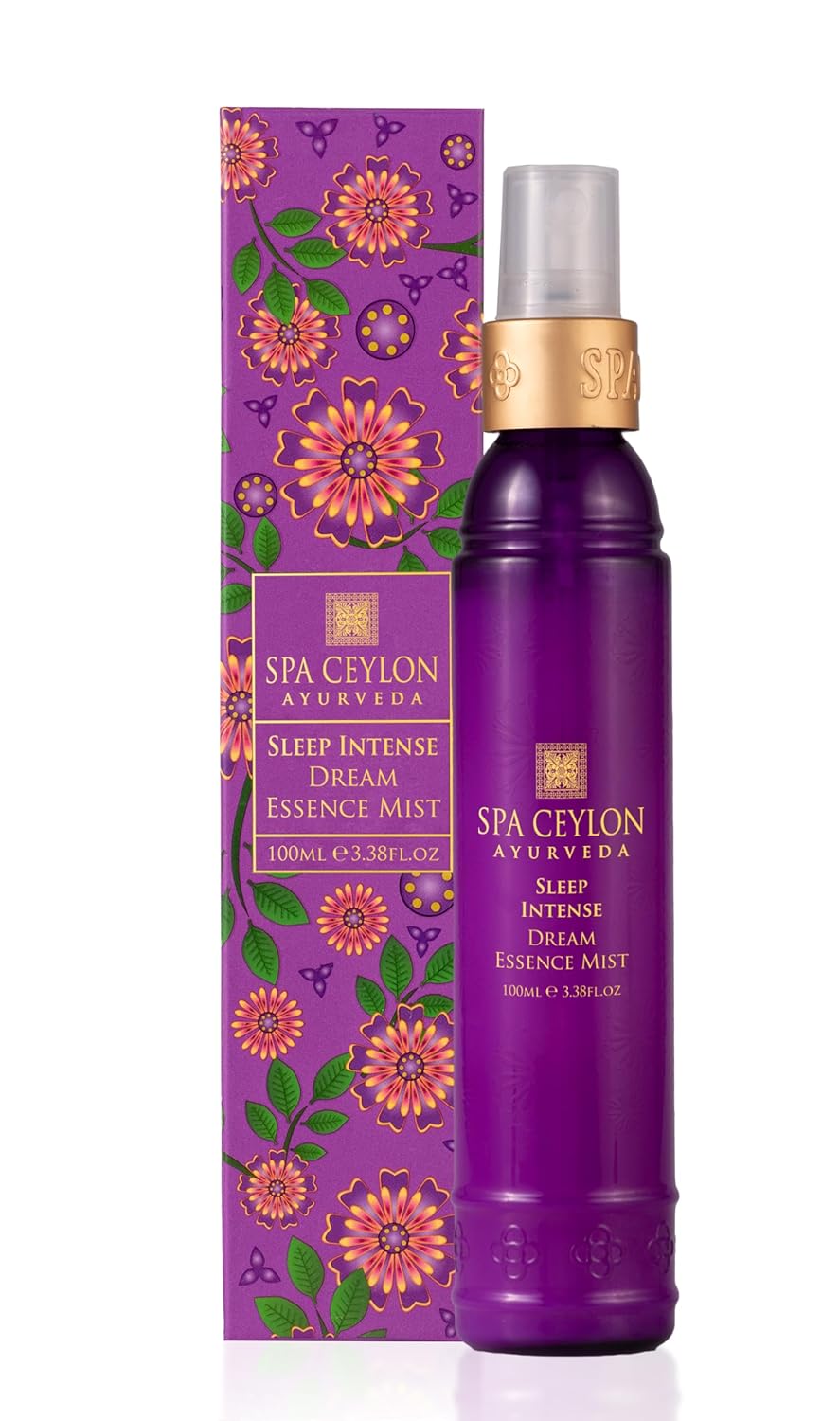 SPA CEYLON Sleep Intense Dream Essence Mist, All-Natural Skin Care Spray for Bedtime Ritual, Calming Body & Fragrance Mist, Suitable for All Skin Types, 100ml-Velvo Beauty