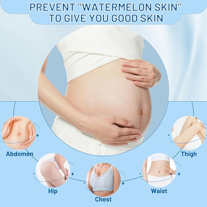 Stretch Mark Removal, Stretch Mark Cream for Pregnancy, Scar Removal Cream Deep Stretch Mark Removal, Belly Butter for Pregnant Women To Prevent And Repair Maternity Stretch Marks Scar 2.82 Oz-Velvo Beauty