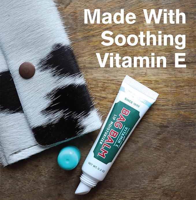 Vermont's Original Bag Balm Fragrance Free Lip Balm with Vitamin E | Pack of 4 0.3oz Tubes-Velvo Beauty