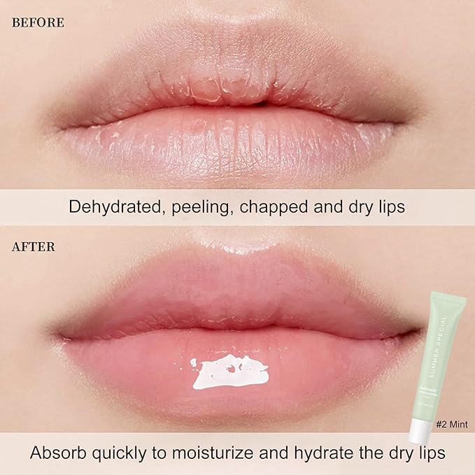 4 PCS Lip Glossy Butter Balm Set,Instant Moisture and Hydration Lip Gloss,Long-lasting Hydrating Non-Sticky Lip Balm,Soften Dry Lips and Lip Care-Velvo Beauty