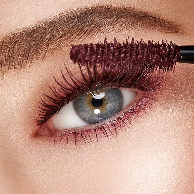 Maydear Burgundy Mascara for Eyelashes, Waterproof Colored Long Lasting Smudgeproof for Women Fast Dry Lengthening Eye Makeup Party - Dark Purple-Velvo Beauty