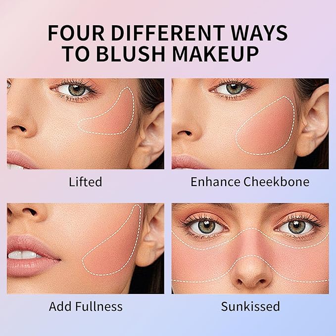 KYDA Black Cream Blush, Color Changing Tint, Magic Black Blush for Cheek & Lip, Natural Pink Glossy Face Blusher, Moisturizing Lightweight, Crystal Make Up Blush-Velvo Beauty