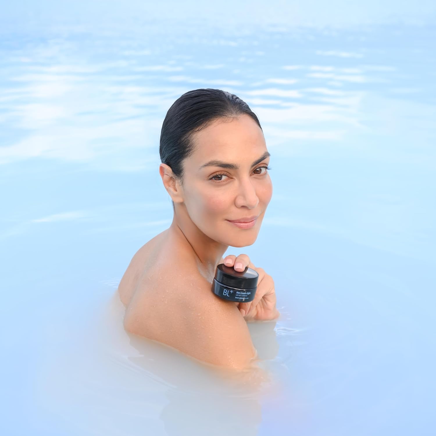Blue Lagoon - BL+ The Cream Light Gel Moisturizer | Sustainable, Bioactive Luxury Skincare (Full Size, 1.7 oz | 50 ml)-Velvo Beauty