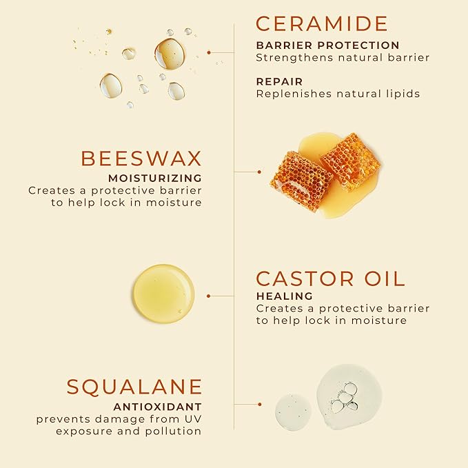 Mango Lip Balm Hydrating & Nourishing, Natural, Long-Lasting Lip Moisturizer with Castor Oil, Barrier Protection, Smooth Lip Care, Chapped Lip Repair, Non-Waxy & Cruelty-Free, Gentle for All Ages-Velvo Beauty