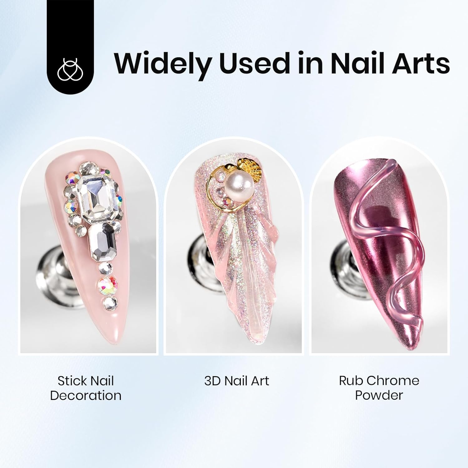 Beetles Sculpting Gel 3D Nail Art - Halloween White No Wipe Nail Polish 3D Rhinestone Building Multi-Function Drawing Gel for DIY Manicure Designs-Velvo Beauty