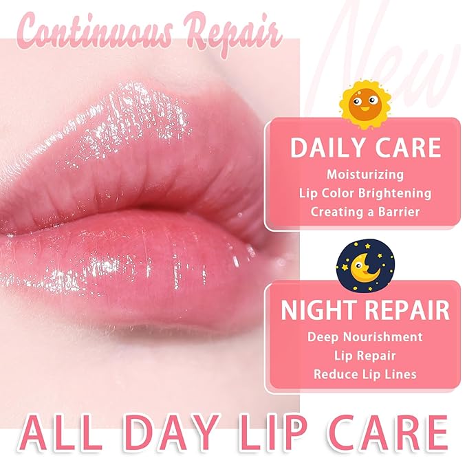 3 PCS Bee Lip Balm Honey Pot, Watermelon & Cherry & Strawberry Lip Mask Overnight Propolis Moisturizing Lip Balm Hydrating Prevention Dry and Crack Lip Scrubs Exfoliator Lip Wrinkle Care (Set C)-Velvo Beauty