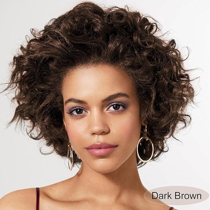 Dark Brown Hair Dye Shampoo 3 in 1 for Gray Hair, Long-lasting & Natual Hair Color Shampoo, Herbal Ingredients Natural Shampoo Hair Dye Effect in Minutes, Gifts for Men Women 500ml-Velvo Beauty