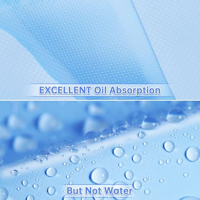 Great Absorbent Oil Blotting Sheets for Face - 10% Larger Oil Control Film 50 Sheets- High-Performance, Makeup Friendly Blotting Paper for Oily Skin, Tear-proof Oil Absorbing Tissues-Velvo Beauty
