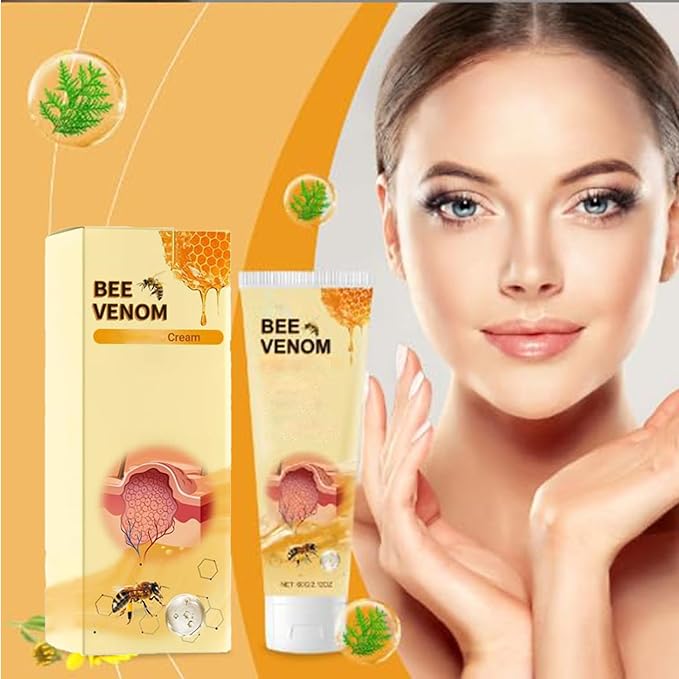 Bee Venom Professional Gel,New Bee Venom Cream for Neck,Waist,Back,Hands,Feet and Legs-Velvo Beauty