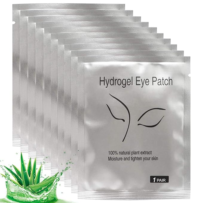 50 Pairs Under Eye Pads, Eyelash Extension Gel Patches, Lint Free DIY False Lash Extension Beauty Makeup Hydrogel Gel Eye Patches-Velvo Beauty