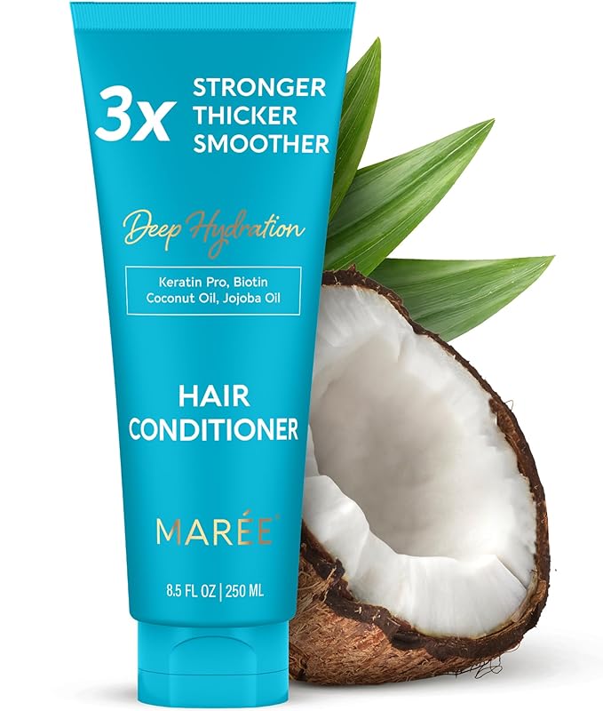 MAREE Hair Mask Conditioner for Women and Men - Hydrating Moisturizing Color Safe Deep Conditioner For Dry Damaged Curly Color Treated Fine Hair - Women's and Men's Acondicionador Para Cabello Rizado-Velvo Beauty