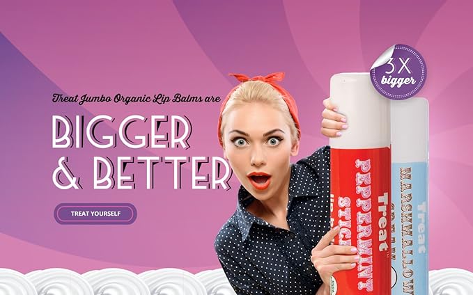 TREAT© Jumbo Lip Scrub - Salted Caramel, Organic & Cruelty Free (.50 OZ)-Velvo Beauty