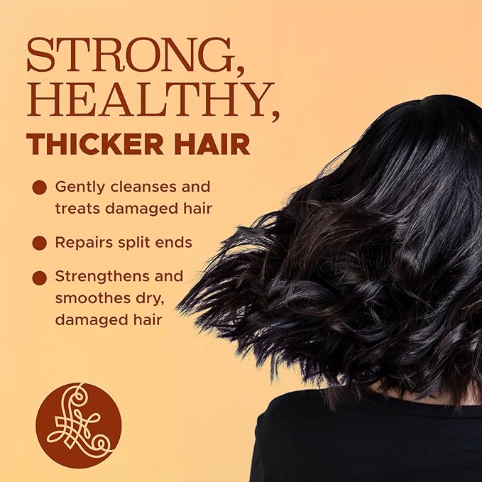 Luseta Shampoo and Conditioner Set for Hair with Turmeric & Collagen, Hair Thickening Volumizing Shampoo for Thin or Oil Hair, Sulfate and Parabens Free 2x16.9Oz-Velvo Beauty