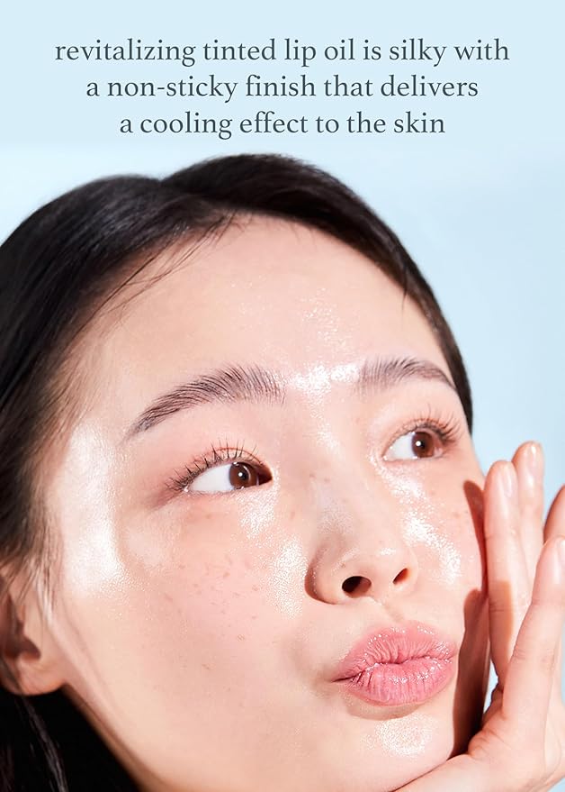 NOONI Korean Vegan Lip Oil - Applemint, 0.12 Fl Oz + Korean Lip Oil - Applepeony, 0.12 Fl Oz Bundle-Velvo Beauty