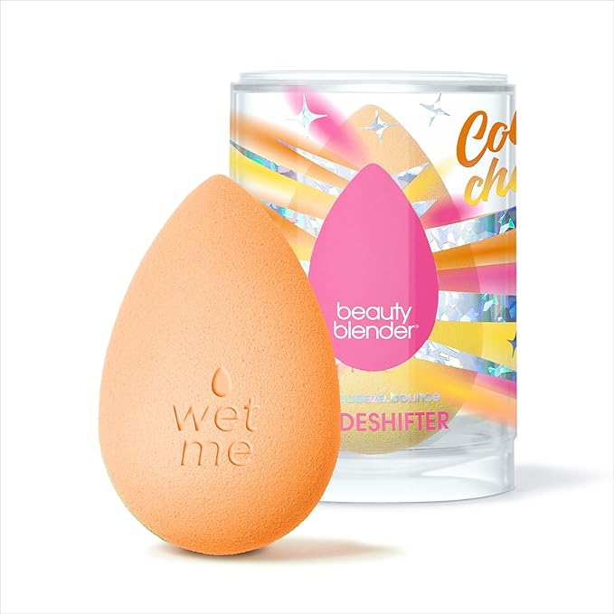 Beautyblender® | Beam Color Changing Beauty Blender Makeup Sponge, Super-Soft Foam Easily Blends Foundations & Creams, Made in USA, Reusable, Washable, Streak Free Application, Heat Activated-Velvo Beauty