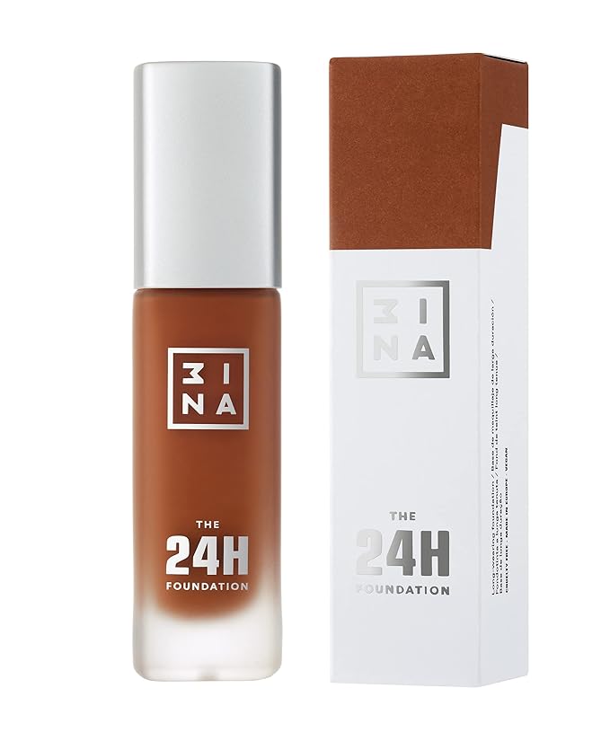 3INA The 24H Foundation 669-24H Long-Wearing Formula - Medium To High Buildable Coverage - Smooth Matte Finish - Expanded Shade Selection - Waterproof, Cruelty Free, Vegan Makeup - 1.01 Oz-Velvo Beauty
