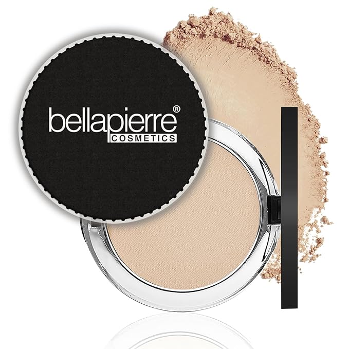 bellapierre Compact Mineral Foundation SPF 15 | Vegan & Cruelty Free Natural Makeup | Full Coverage Matte Foundation | Hypoallergenic | Oil & Talc Free - 0.35 Oz - Ivory-Velvo Beauty