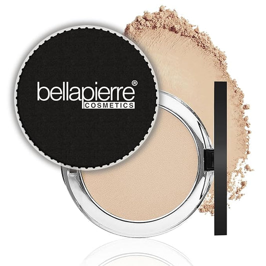 bellapierre Compact Mineral Foundation SPF 15 | Vegan & Cruelty Free Natural Makeup | Full Coverage Matte Foundation | Hypoallergenic | Oil & Talc Free - 0.35 Oz - Ivory-Velvo Beauty